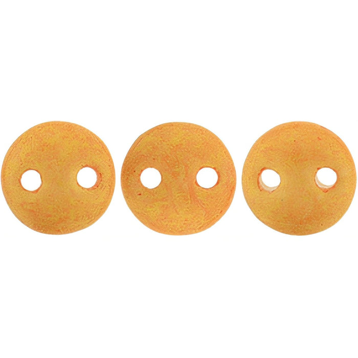 Czech CzechMates Lentil 6mm Pacifica - Tangerine (50pcs)