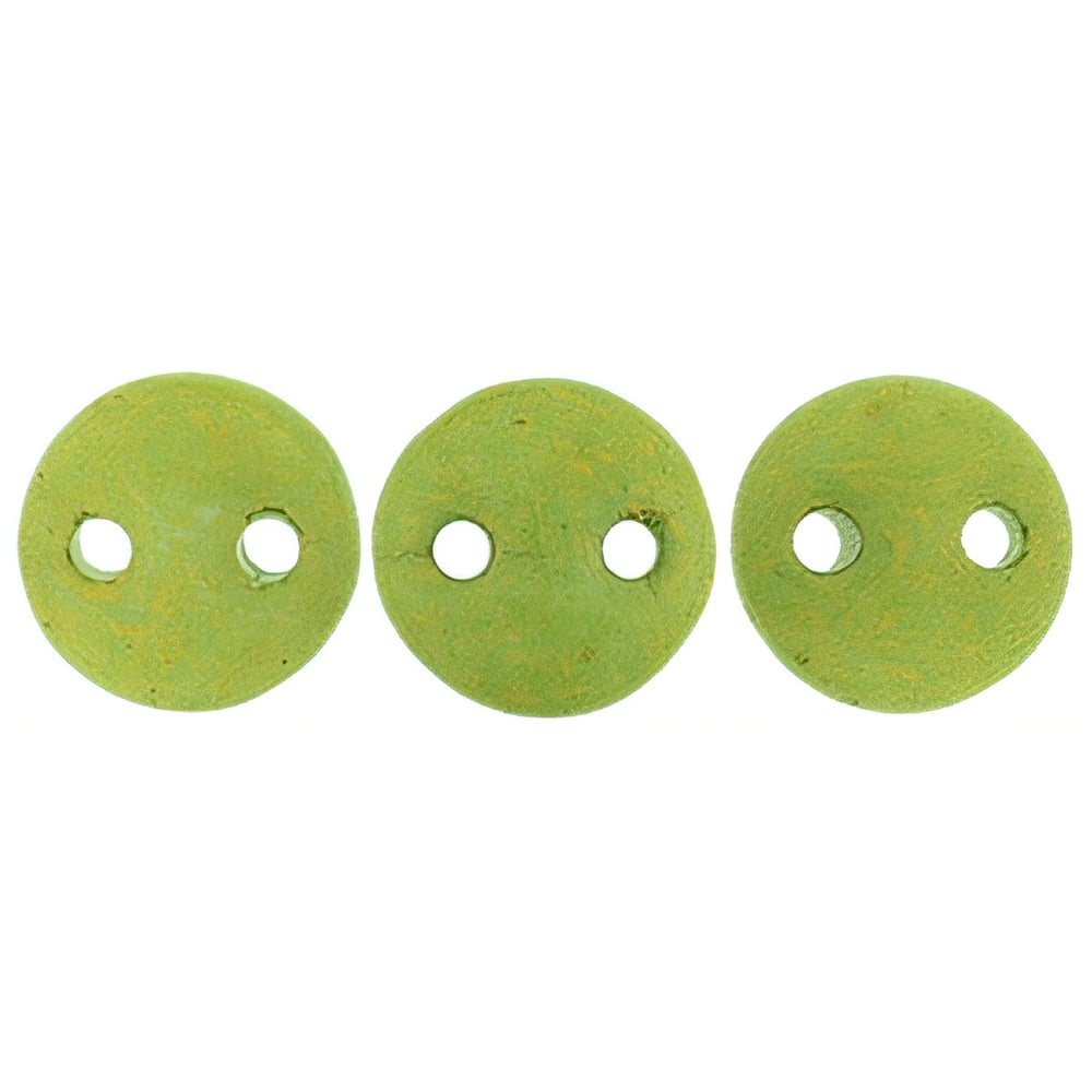 Czech CzechMates Lentil 6mm Pacifica - Avocado (50pcs)