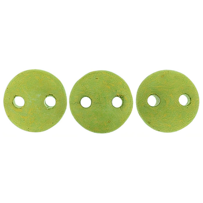 Czech CzechMates Lentil 6mm Pacifica - Avocado (50pcs)