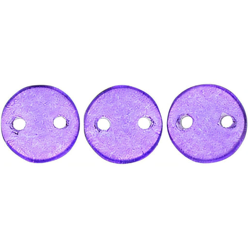 Czech CzechMates Lentil 6mm ColorTrends: Transparent Bodacious (50pcs)