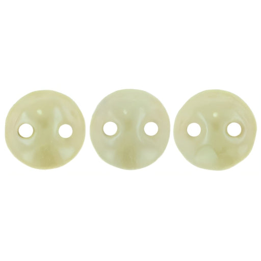 Czech CzechMates Lentil 6mm Opaque Pale Turquoise - Star Dust (50pcs)