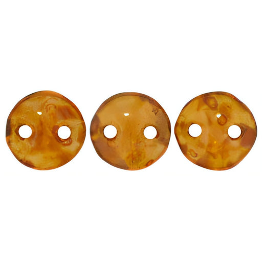 Czech CzechMates Lentil 6mm Milky Pink - Picasso (50pcs)