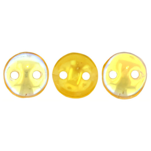 Czech CzechMates Lentil 6mm Topaz AB (50pcs)