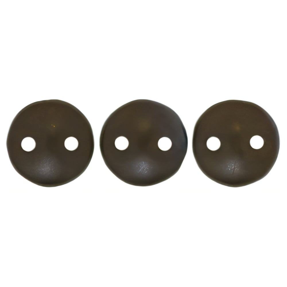 Czech CzechMates Lentil 6mm Chocolate Brown - Matte Bronze Vega (50pcs)
