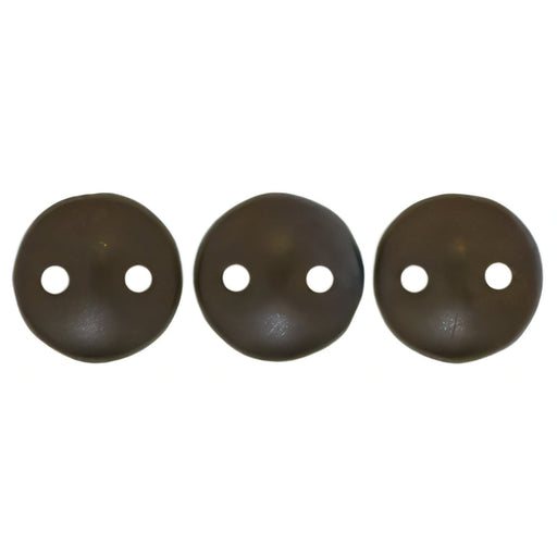 Czech CzechMates Lentil 6mm Chocolate Brown - Matte Bronze Vega (50pcs)