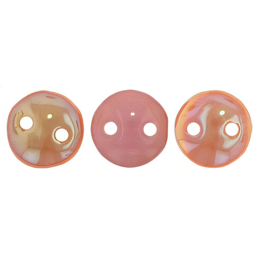 Czech CzechMates Lentil 6mm Milky Pink - Celsian (50pcs)