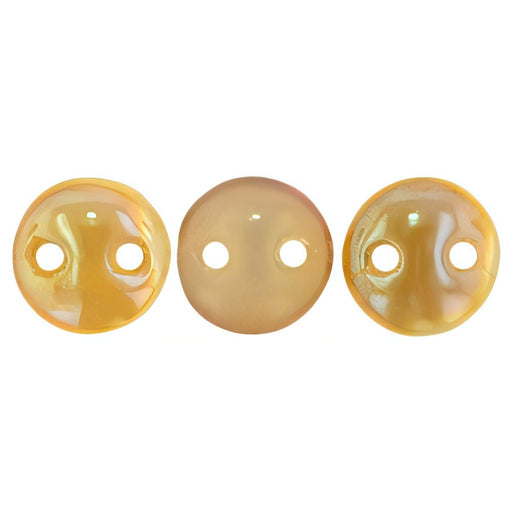 Czech CzechMates Lentil 6mm Milky Jonquil - Celsian (50pcs)