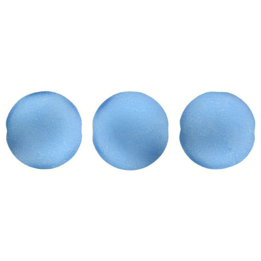 Czech Cushion Round 14mm ColorTrends: Satin Metallic Azure