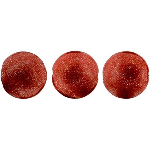 Czech Cushion Round 14mm ColorTrends: Saturated Metallic Aurora Red