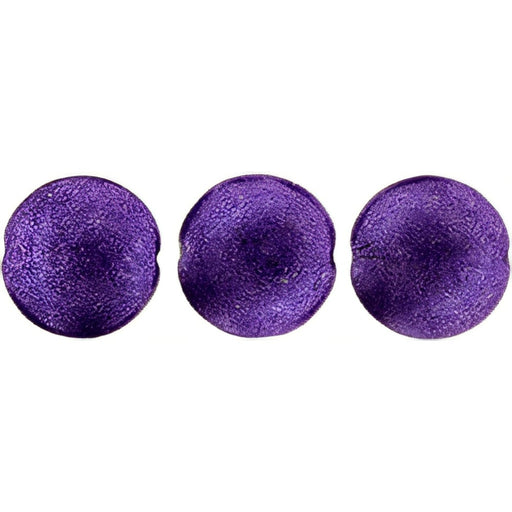 Czech Cushion Round 14mm ColorTrends: Saturated Metallic Bodacious