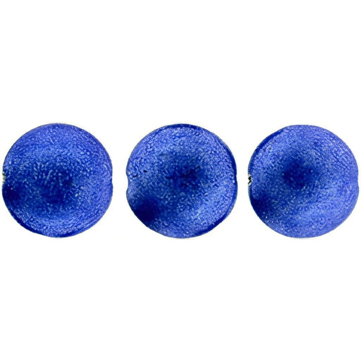 Czech Cushion Round 14mm ColorTrends: Saturated Metallic Riverside