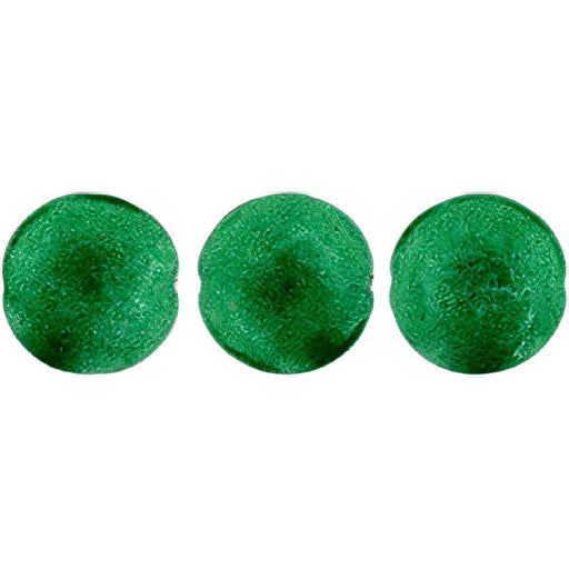 Czech Cushion Round 14mm ColorTrends: Saturated Metallic Lush Meadow