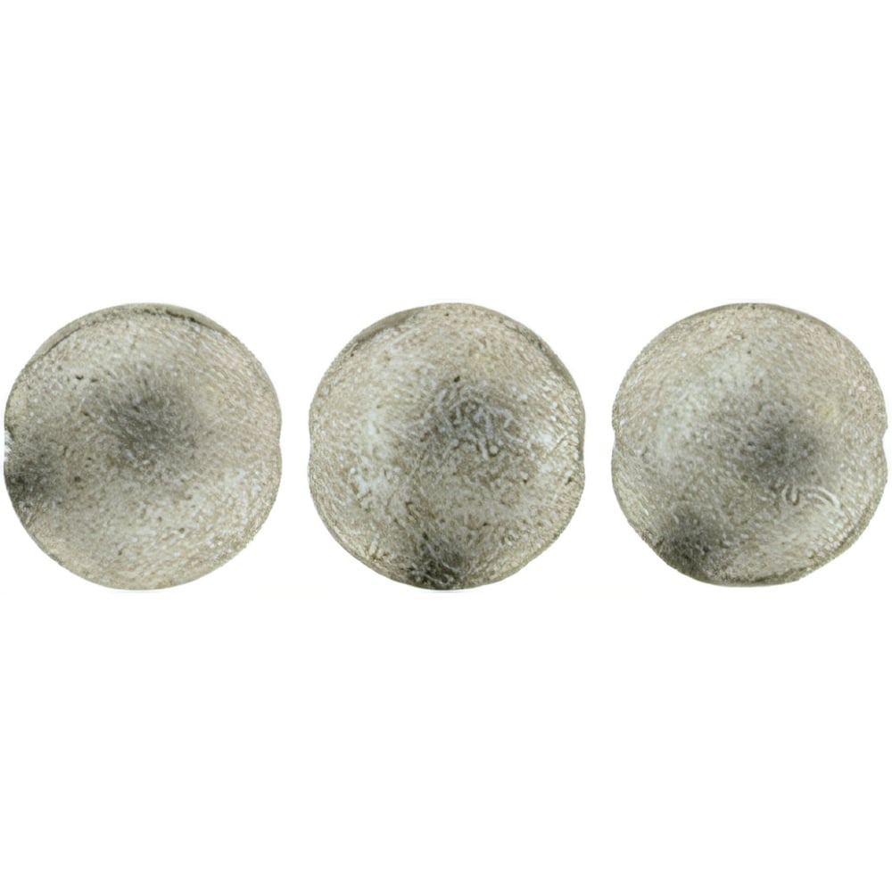 Czech Cushion Round 14mm ColorTrends: Saturated Metallic Sharkskin