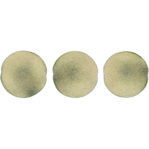 Czech Cushion Round 14mm Sueded Gold Tanzanite