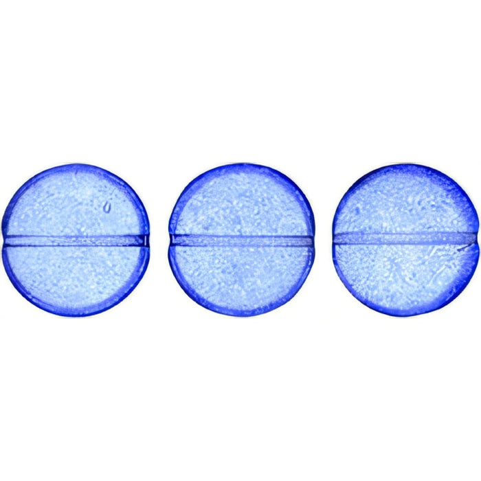 Czech Cushion Round 14mm ColorTrends: Transparent Riverside