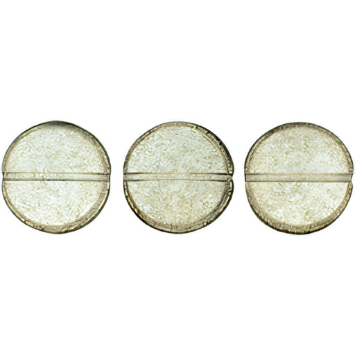 Czech Cushion Round 14mm ColorTrends: Transparent Sharkskin