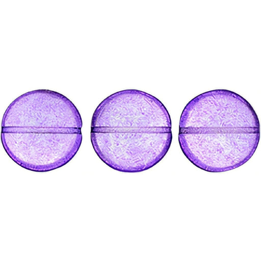 Czech Cushion Round 14mm ColorTrends: Transparent Bodacious