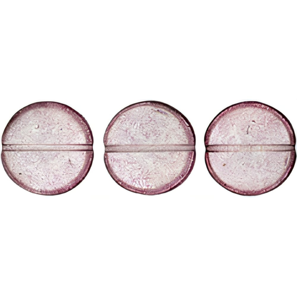 Czech Cushion Round 14mm ColorTrends: Transparent Dusty Cedar