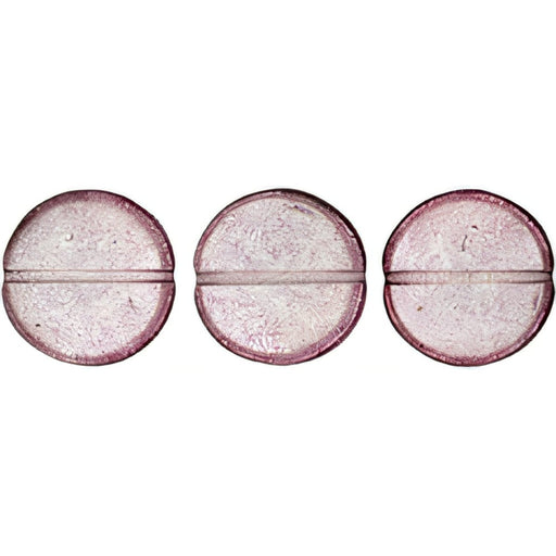 Czech Cushion Round 14mm ColorTrends: Transparent Dusty Cedar