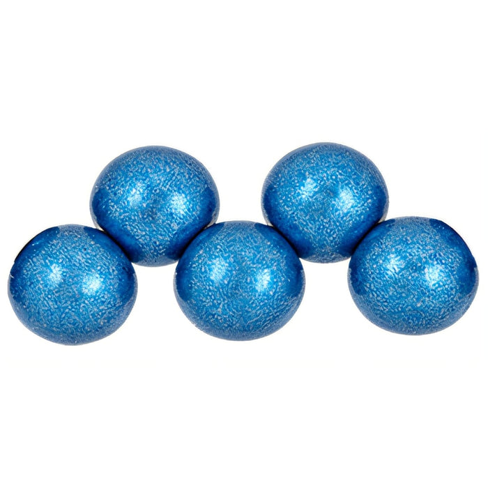 Czech Top Hole Round 6mm ColorTrends: Saturated Metallic Nebulas Blue (25pcs)