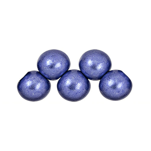 Czech Top Hole Round 6mm ColorTrends: Saturated Metallic Ultra Violet (25pcs)