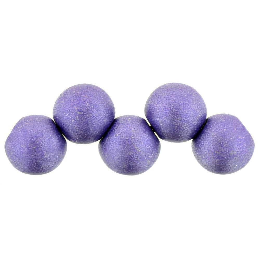 Czech Top Hole Round 6mm ColorTrends: Satin Metallic Orchid (25pcs)