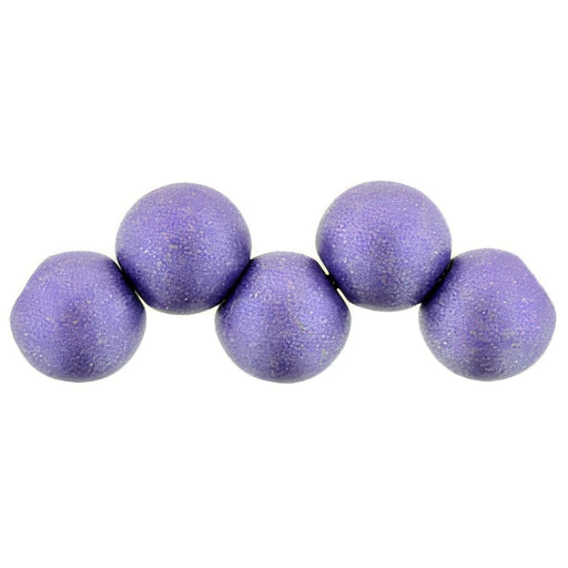 Czech Top Hole Round 6mm ColorTrends: Satin Metallic Orchid (25pcs)