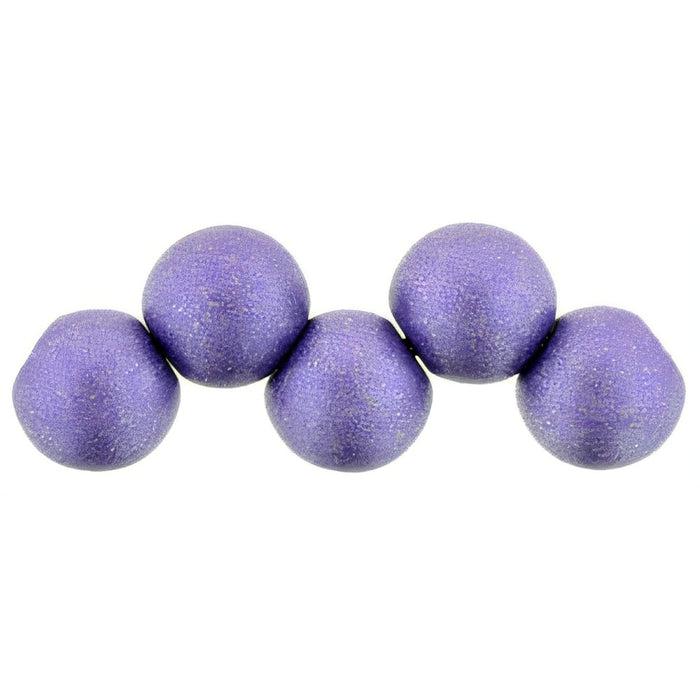 Czech Top Hole Round 6mm ColorTrends: Satin Metallic Orchid (25pcs)