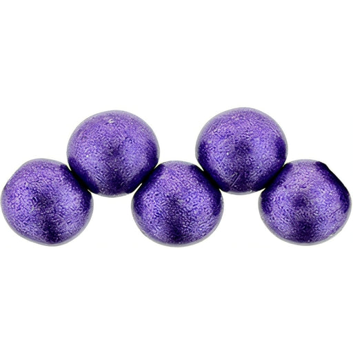 Czech Top Hole Round 6mm ColorTrends: Saturated Metallic Bodacious (25pcs)