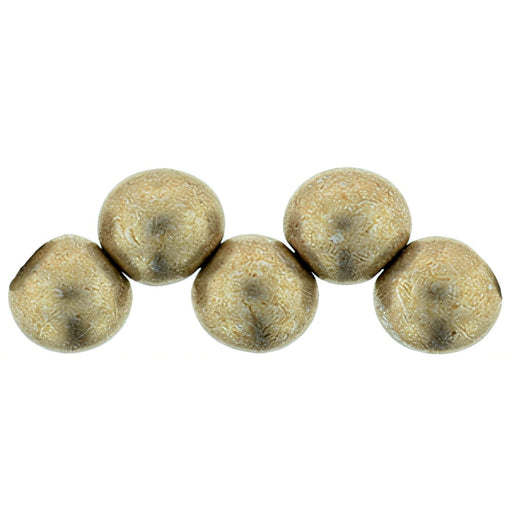 Czech Top Hole Round 6mm ColorTrends: Saturated Metallic Hazelnut (25pcs)