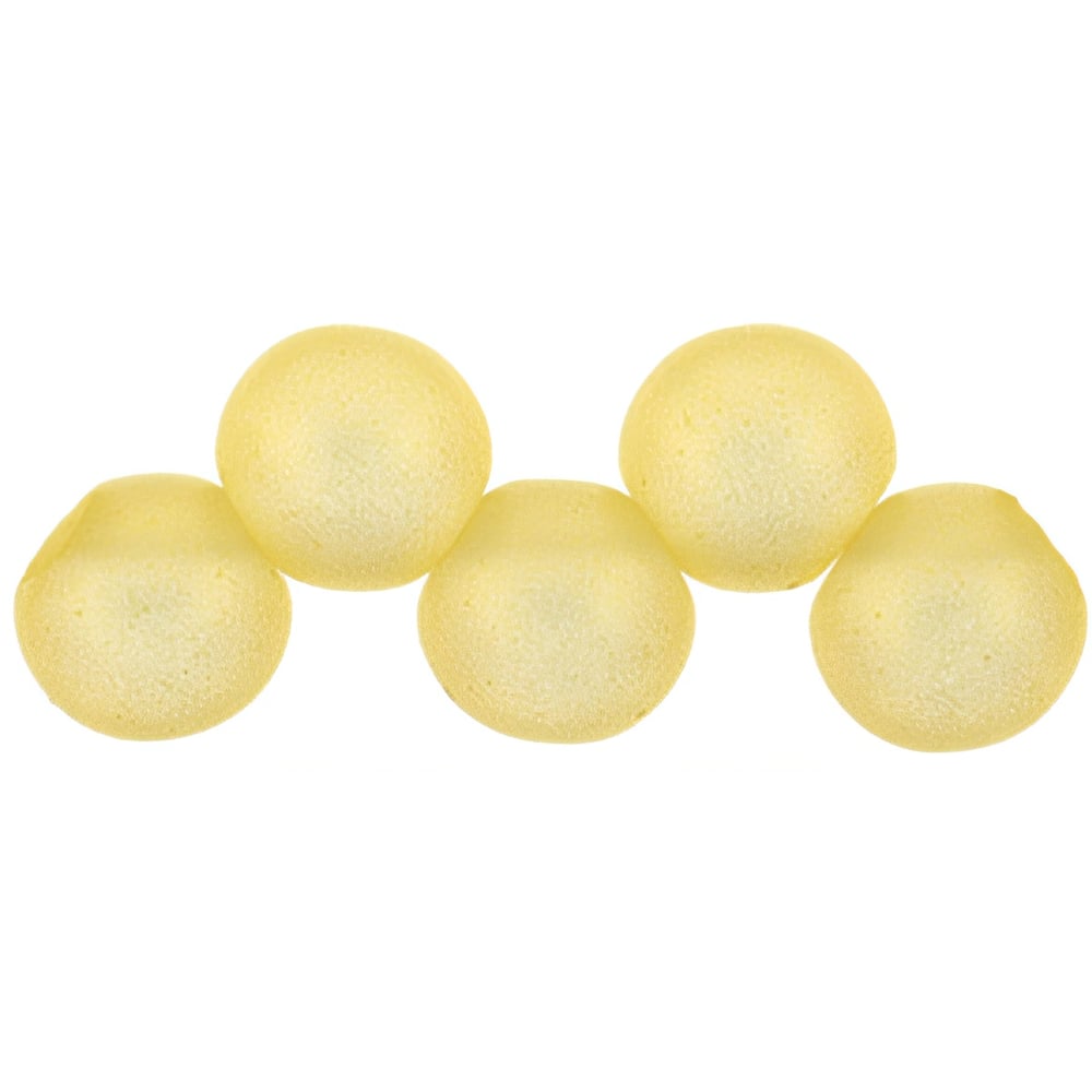 Czech Top Hole Round 6mm Sueded Gold Lamé (25pcs)