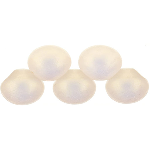 Czech Top Hole Round 6mm Sueded Gold Rosaline (25pcs)