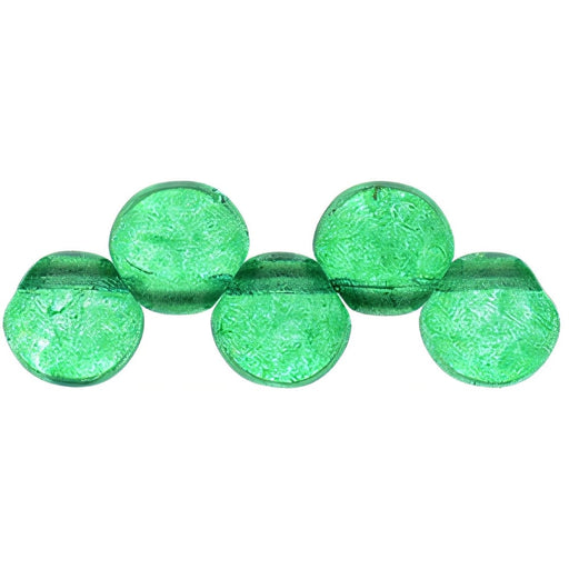 Czech Top Hole Round 6mm ColorTrends: Transparent Lush Meadow (25pcs)