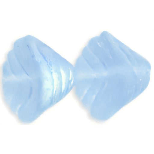 Czech Shell 8 x 7mm Matte - Alexandrite AB (25pcs)