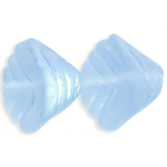 Czech Shell 8 x 7mm Matte - Alexandrite AB (25pcs)