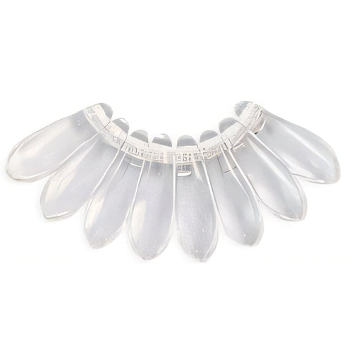 Czech Dagger 10 x 3mm Crystal (100pcs)