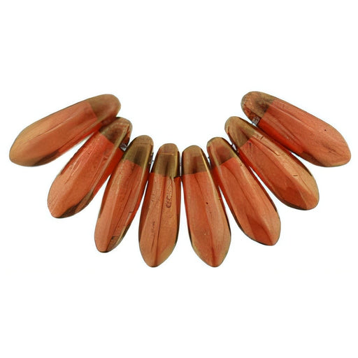 Czech Dagger 10 x 3mm Bronze – Hyacinth  (50pcs)