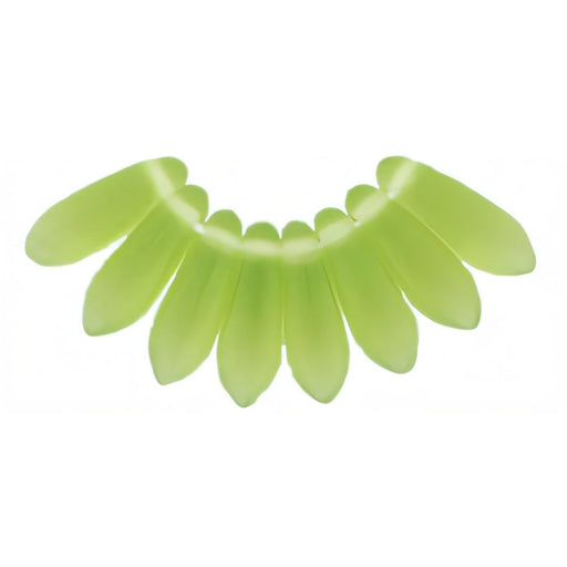 Czech Dagger 10 x 3mm Matte - Olivine (50pcs)
