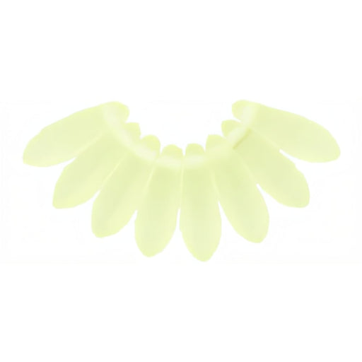 Czech Dagger 10 x 3mm Matte - Jonquil (100pcs)