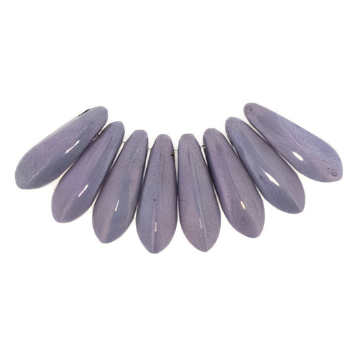 Czech Dagger 10 x 3mm Luster - Opaque Amethyst (100pcs)