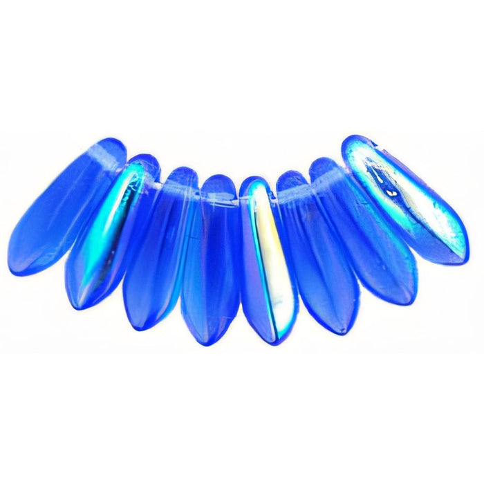 Czech Dagger 10 x 3mm Sapphire AB (50pcs)