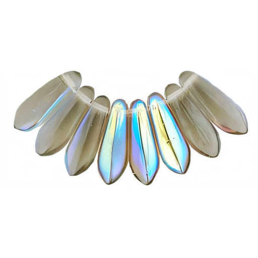 Czech Dagger 10 x 3mm Black Diamond AB (100pcs)