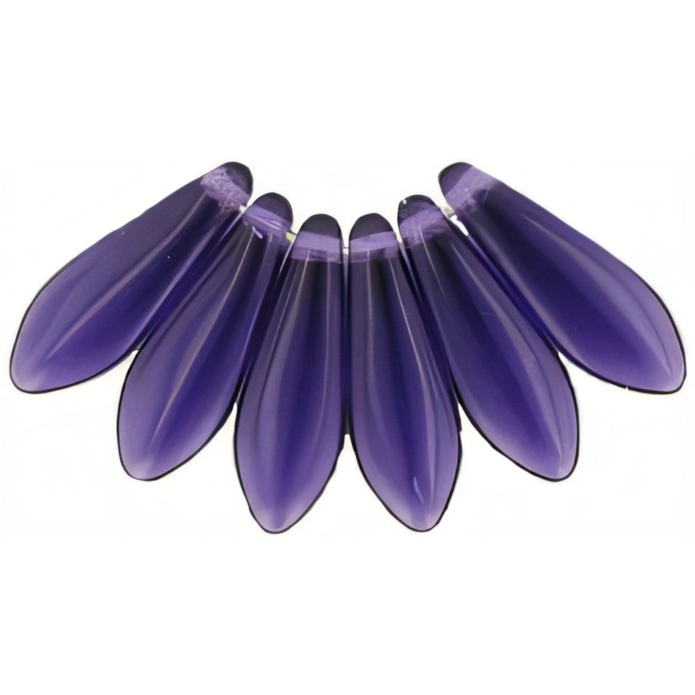 Czech Dagger 16 x 5mm Tanzanite (50pcs)