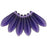 Czech Dagger 16 x 5mm Tanzanite (50pcs)