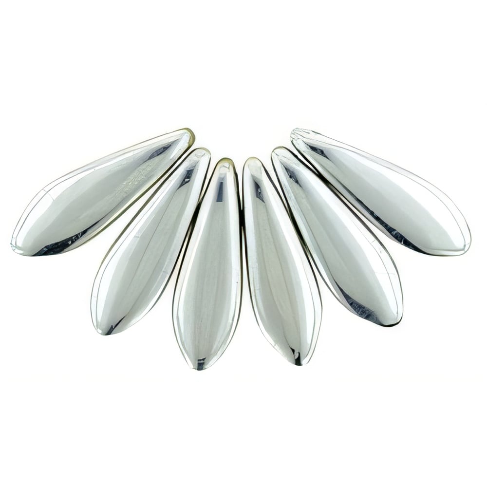 Czech Dagger 16 x 5mm Silver (50pcs)