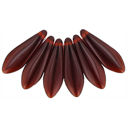 Czech Dagger 16 x 5mm Ruby (50pcs)