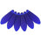 Czech Dagger 16 x 5mm Matte - Cobalt (50pcs)