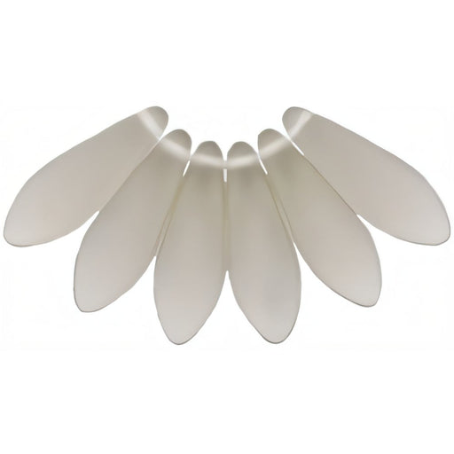 Czech Dagger 16 x 5mm Matte - Black Diamond (50pcs)