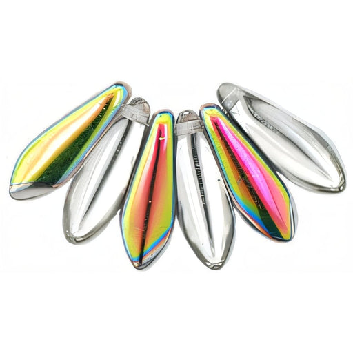 Czech Dagger 16 x 5mm Crystal - Vitral (50pcs)