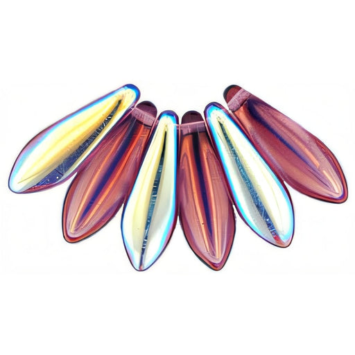 Czech Dagger 16 x 5mm Amethyst AB (50pcs)